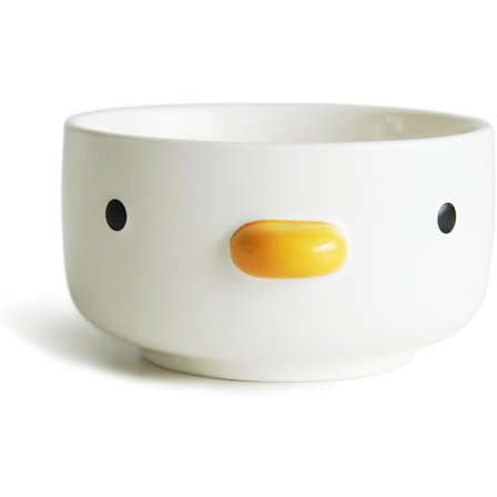 Hauskat Söpöt Tipu Salaattikulhot, Käsintehty Lasite Ankka Turvallinen Keramiikka 400ml Keittokulhot, 4.3'' Riisikulho, Koti Perhe, Ystävä.