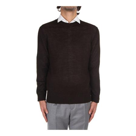 Ballantyne Ballantyne V2P000 7W094 14724 Crew Man Brown Brun, Herre Strik