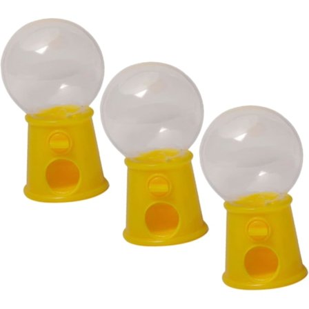 3 st Barn Gumball Maskin Mini Godismaskin Leksak Gumball Maskin Godis Fångst Maskiner Leksaker Fångst Godis Plast