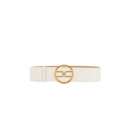 Elisabetta Franchi, Belt Ct 11S11E2 Beige, Dames, Maat:M