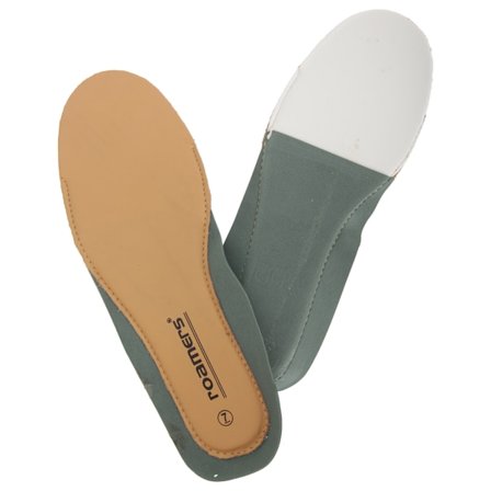 Roamers Deluxe Padded Leather Insoles (6 par) 5 UK Green