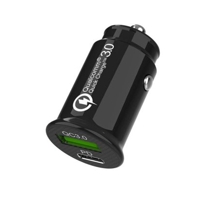 USB Bil lader Hurtig Lading PD QC3.0 FCP AFC Type C 18W Rask Bil USB lader