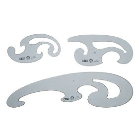 M+R Ruler French Curve