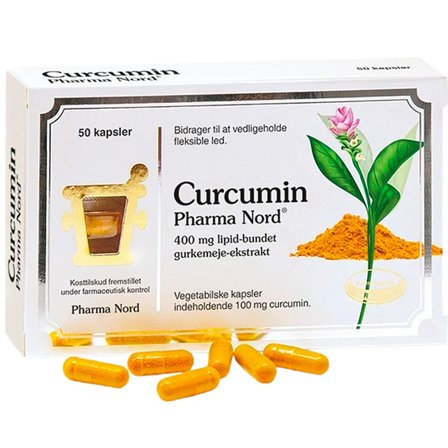 Pharma Nord Curcumin 50 kaps., Helse & Madvarer, Ingredienser, Gurkemeje