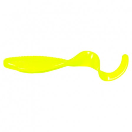 Z-Man Scented Curly Tailz 10cm (5pcs) - Hot Chartreuse