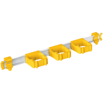 Skena Toolflex ONE 54cm med 3st hållare Gul*
