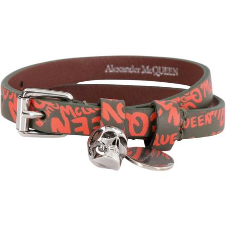 Alexander McQueen, bracelet Czarny, Mężczyzna, Rozmiar: ONE Size