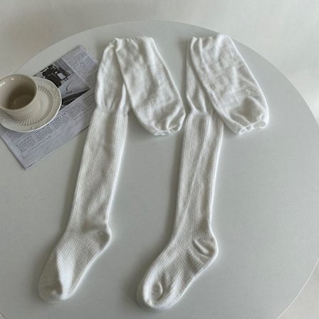 Over Knee Strømper Lårtights HVIT