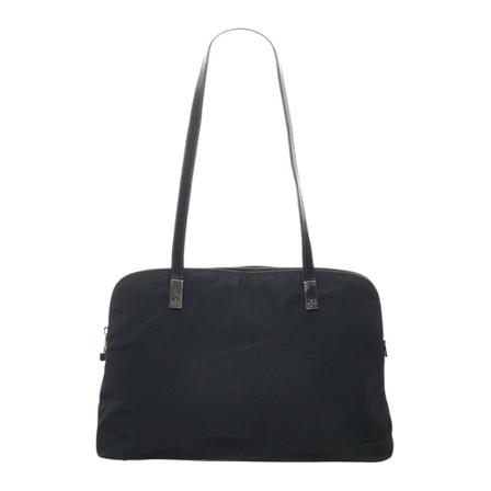 Gucci Vintage, Pre-owned Shoulder Bag Zwart, Dames, Maat:ONE Size,nylon
