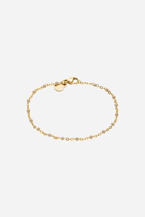 CAMILLA PIHL - The Greige Bead Bracelet - Greige - 17,5