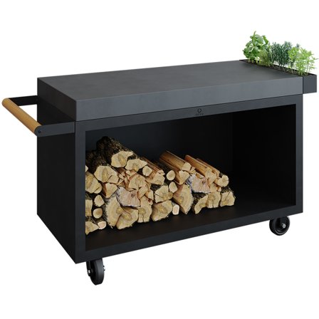 Ofyr Arbetsbord till utekök 135 PRO CD, svart | Inredning > Bord | Bagaren och Kocken