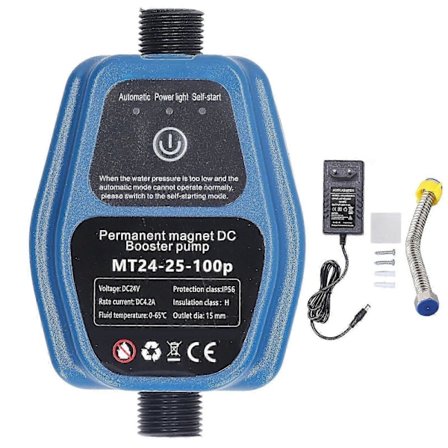 Vandtryksforøgerpumpe 100W 24V 25L IP56 Smart Sensor Automatisk Bruseforstærkerpumpe 100240V