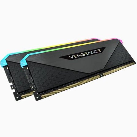 Corsair Vengeance RGB RT - DDR4 - sett - 16 GB: 2 x 8 GB - DIMM 288-pin - 3200 MHz / PC4-25600 - ikke-bufret