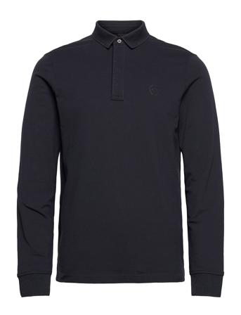 Polo Shirt Tops Polos Long-sleeved Navy Armani Exchange