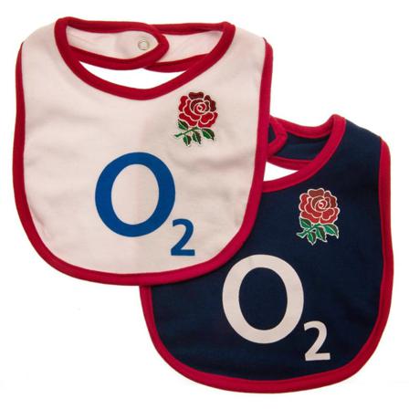 England Rfu Baby (paket Med 2) One Size Blå/röd/vit