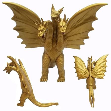 Godzilla: Trehövdad Drakkung Ghidorah-figur