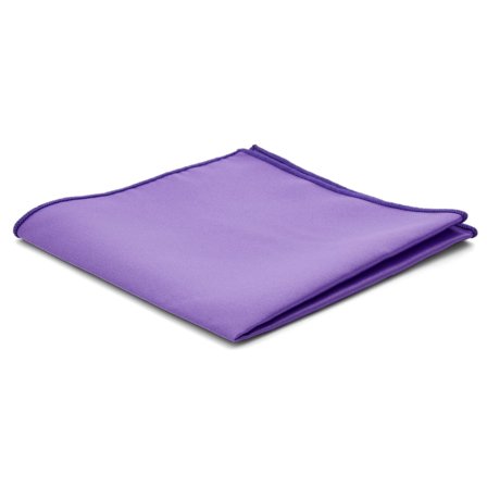 Poszetka w kolorze jasnej purpury Basic dla mężczyzn - Jednokolorowe poszetki