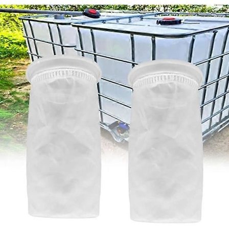 PCS Nylon IBC -suodatin, IBC-sadevesisäiliösuodatin Pestävä IBC-vaihtosuodatin Nylon - IBC-säiliön kannen liitos (163 mm)