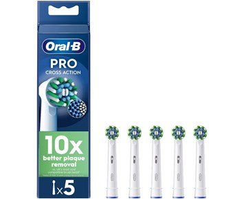 Oral-B Pro Cross Action Børstehoder - Oral-B Pro Cross Action borsthuvuden, 5-pack