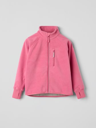 Winddichte Windfleece-Jacke - 92 - kinderbekleidung - pink - Polarn O. Pyret