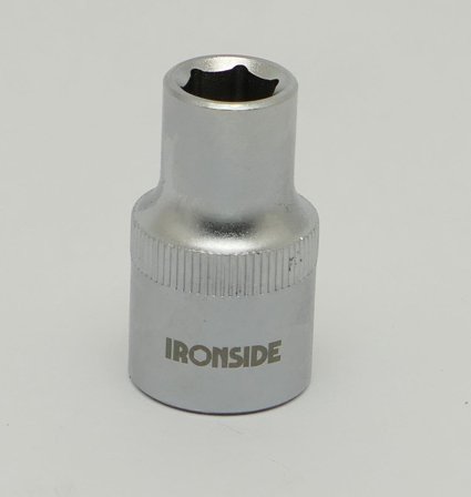 Ironside 102561 Hylsa 1/2", flank drive, sexkant Nyckelvidd: 8 mm, Handverktyg