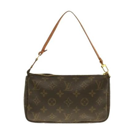 Louis Vuitton Vintage Pre-owned Pochette Accessoires Monogram Tas , Bruin , Dames , Maat: ONE Size Vintage Tassen