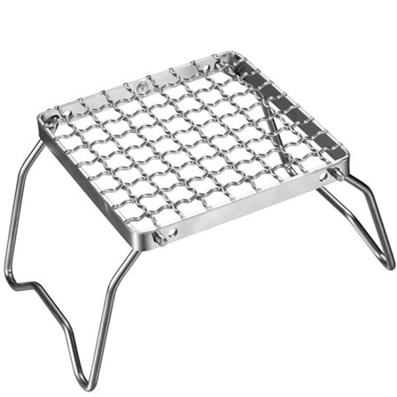 Grill i rostfritt stål, hopfällbar grill för grillning, gas, utomhus, hem, bärbar, minicamping, camping, picknick