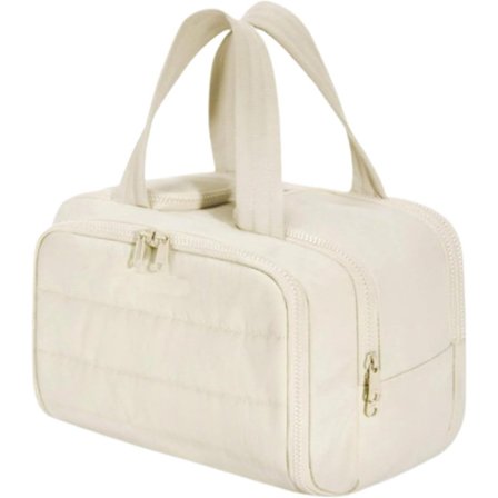 Kosmetiikkalaukku Toalettilaukku Pesuhuoneen Säilytysastia Kauneuslaatikko Hygieniatarvikepakkaus Henkilökohtaisen Hoidon Kansio Tytöille Lento- ja 