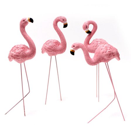 Flamingo potteplante dyreindsats, kreative harpiksdekorationer, have- og bondehusdekorationer, kontordekorationer, gaver, bildekorationer