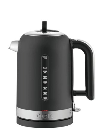Dualit Vattenkokare Classic, Svart Matt, 1,7L - Black - 1.7 L