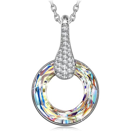 Halskædegaver til Lmell kvinder, Kvinder Vedhæng Halskæde Smykker, Krystaller Gave