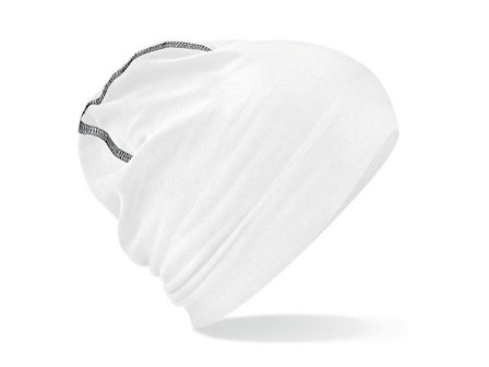 FRUIT OF THE LOOM Beanie vit/svart onesize - Lyreco - Yrkeskläder - Mössor och kepsar - Funktionsmössor