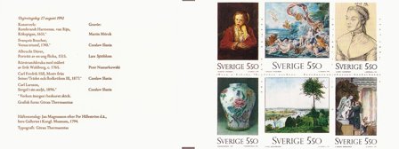 Sverige 1992 - MICHEL MH174 - Postfrisk hæfte