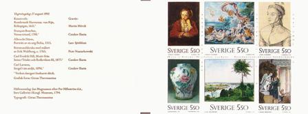 Sverige 1992 - MICHEL MH174 - Postfrisk hæfte