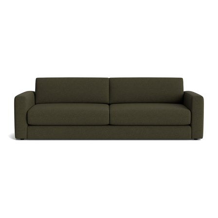 Moss 3 personers sofa - Loop Grøn - 252x94x78 - Sofa, 3 personers sofa