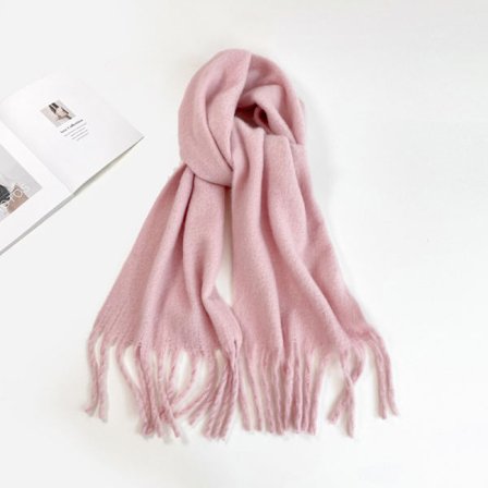 Herr Dam Imitation Kashmir Halsduk Enfärgad Pashmina Sjalar Scarves