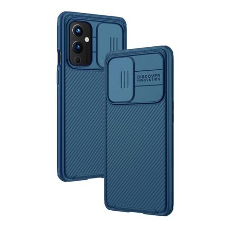 Oneplus 9 - Nillkin Camshield Pro Skal - Blå Blå