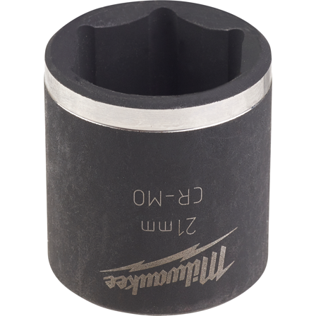 Milwaukee Shockwave Impact Duty Voimahylsy 3/8" kiinnitys, lyhyt 21 mm, Käsityökalut