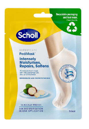 Scholl Mjukgörande Fotmask Fot Dam ONESIZE