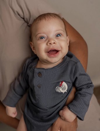 Hanevild Lasse Romper - Blue - 86