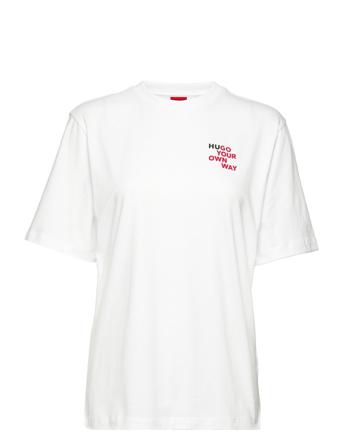 Dashire T-shirt Top Hvid HUGO