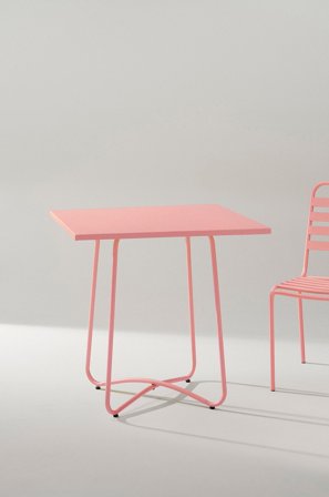 Jotex - Bord 74x74 Cm Rosa - ANTIBES - Kjøp Hagebord hos Jotex