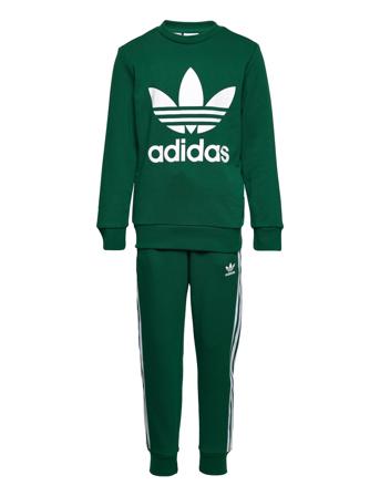 Crew Set Sets Tracksuits Grön Adidas Originals
