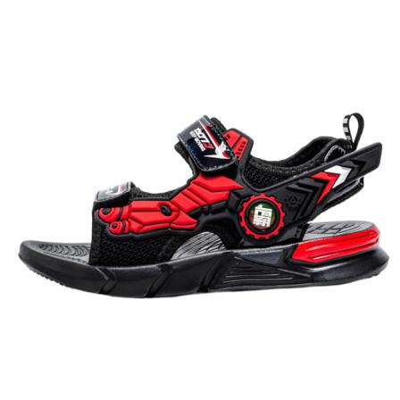 Pojkar Öppen Tå Platta Sandaler Magic Tape Fisherman Sandal