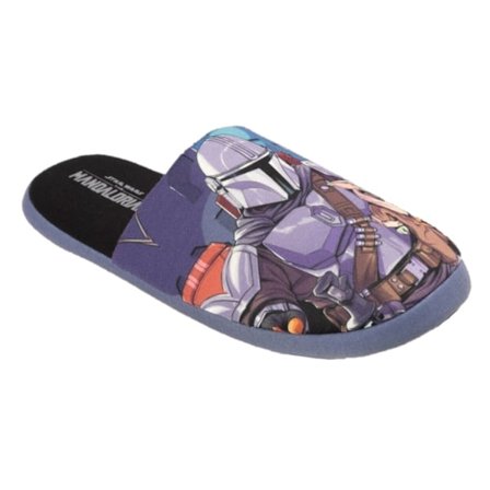 Star Wars: The Mandalorian Herr Slippers 9 UK-10 UK Svart/Blå