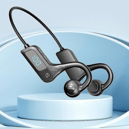 Benledningshovedtelefoner Bluetooth Trådløs IPX8 Vandtæt MP3-afspiller Hifi Ørekrog Hovedtelefoner Med Mikrofon Headset Til Svømning