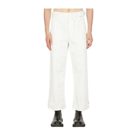 Alexander McQueen Buckle Fastening Bukser Hvid, Herre