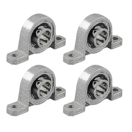 4 stk. Lejehus Flangeleje 20mm Kp004 Kugleleje Blok Pudeleje Til Reservedele P-yvan -Sy