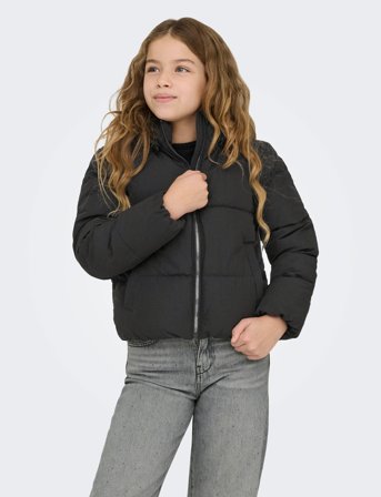 Kids Only Kogdolly Life Sht Puffer Jacket Otw Noos - Black - 152