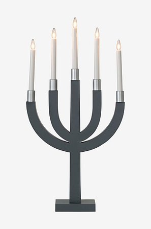 Jotex - Świecznik adwentowy Elias Grafitowy szary - Kup Świeczniki adwentowe firmy Jotex